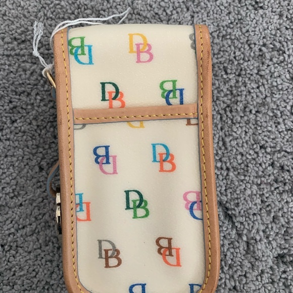 Dooney & Bourne cell phone holder rainbow vintage - Picture 3 of 8